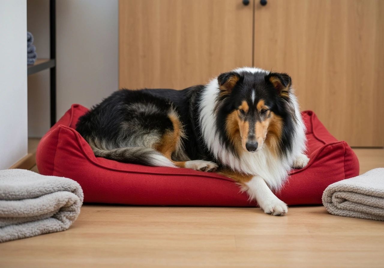 Portrait of a Collie