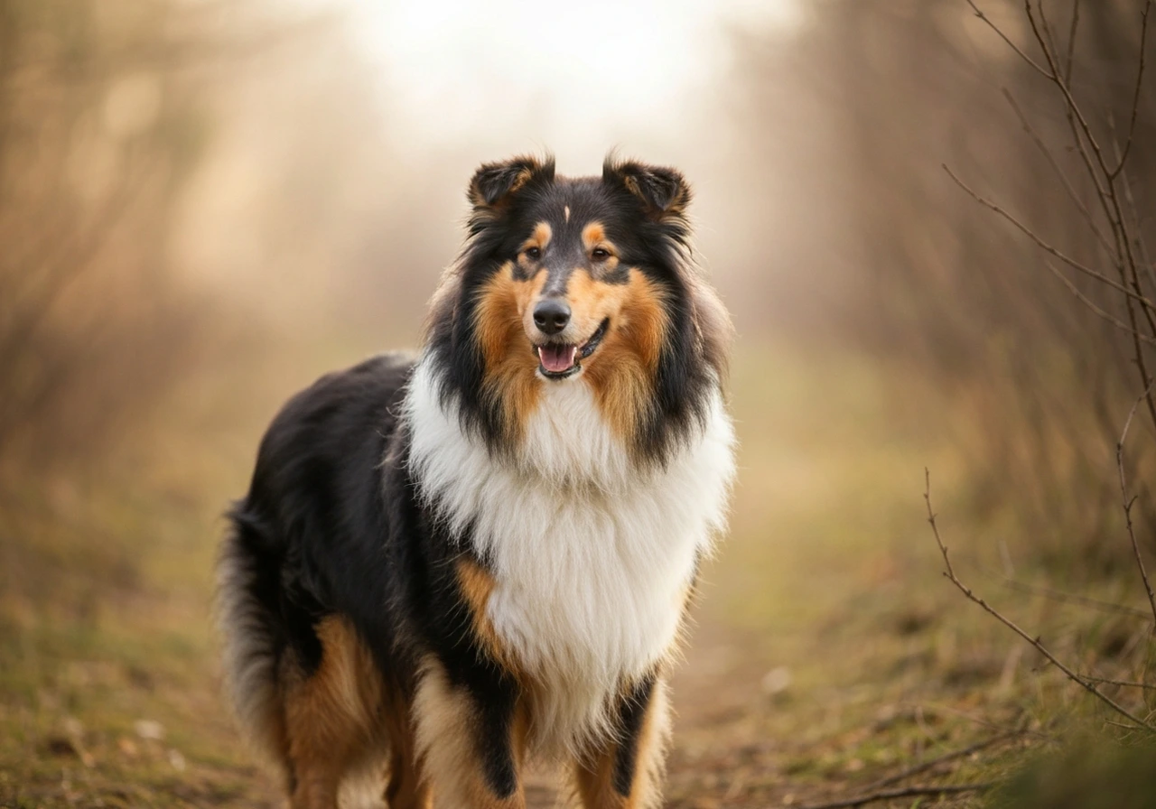 Portrait of a Collie